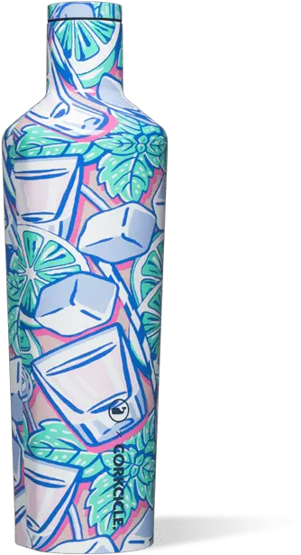 Corkcicle Canteen Vineyard Vines Mint Julep Icons 25oz Vineyard Vines Png Vine Icon