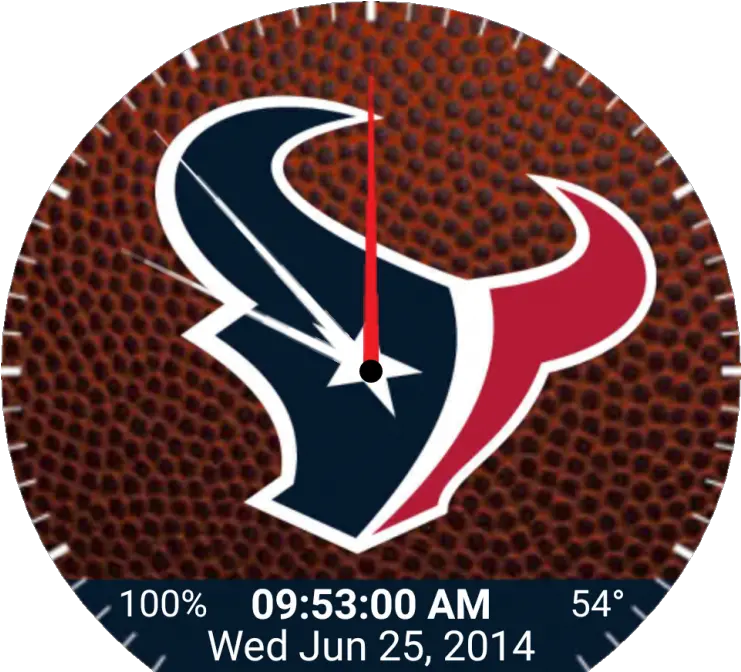 Sports U2013 Nfl Houston Texans V01 Watchfaces For Smart Watches Houston Texans 2020 Schedule Png Houston Texans Logo Images