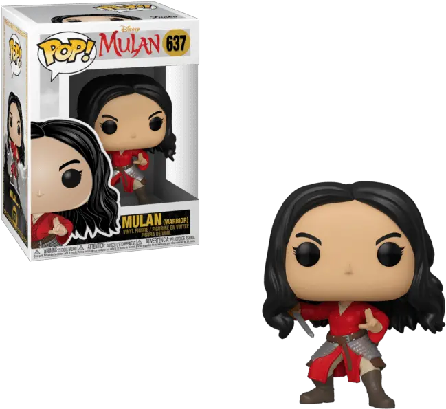 Pop Disney Mulan 2020 637 Warrior Mulan Mulan Funko Pop Png Mulan Png