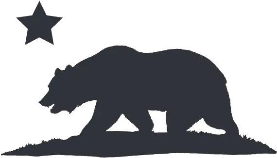 Ca Bear Silhouette California Republic Bear Png California Bear Png