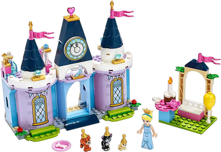 Cinderellau0027s Castle Celebration Kiddiwinks Online Lego Shop Lego 43178 Png Cinderella Castle Png