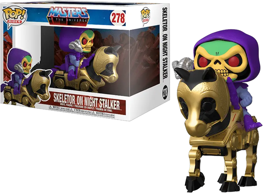 Funko Pop Motu Skeletor Funko Pop Rides Masters Of The Universe Skeletor On Night Stalker Png Skeletor Pride Icon