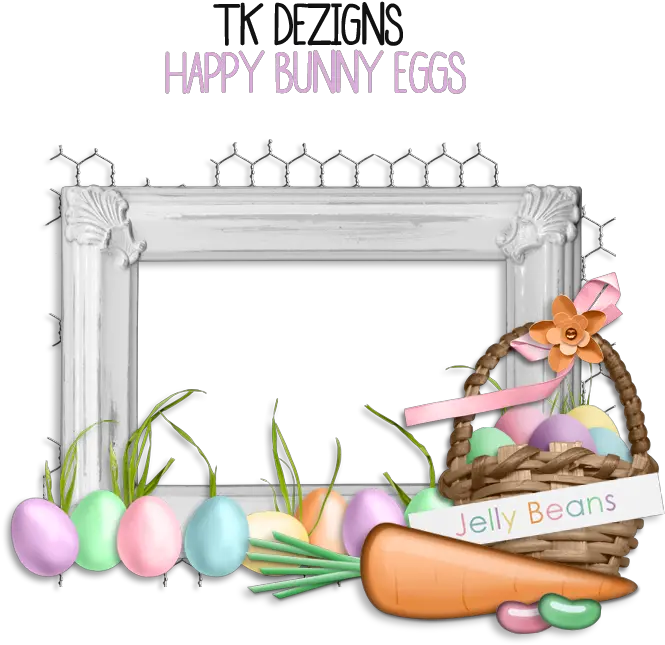 Tk Dezigns Freebie Easter Cluster Frames Easter Egg Frame Png Easter Frame Png