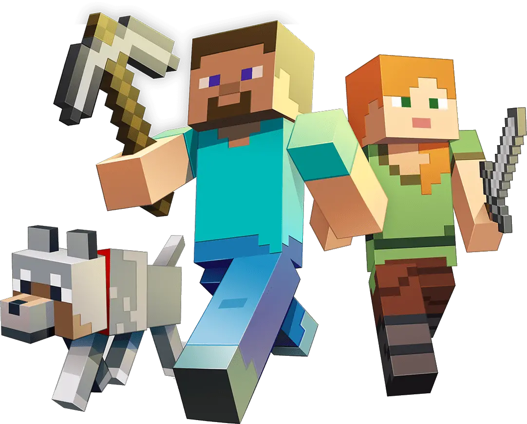 Fonte Minecraft Png