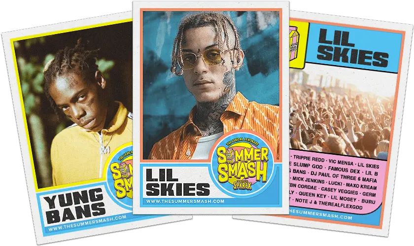 The Summer Smash Music Festival U2013 Dj Diabetes Lyrical Lemonade Artist Trading Card Png Lyrical Lemonade Logo