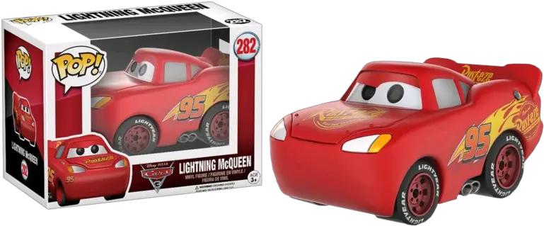 Cars 3 Lightning Mcqueen Pop Vinyl Figure Disney 282 Lightning Mcqueen Funko Pop Png Lightning Mcqueen Png