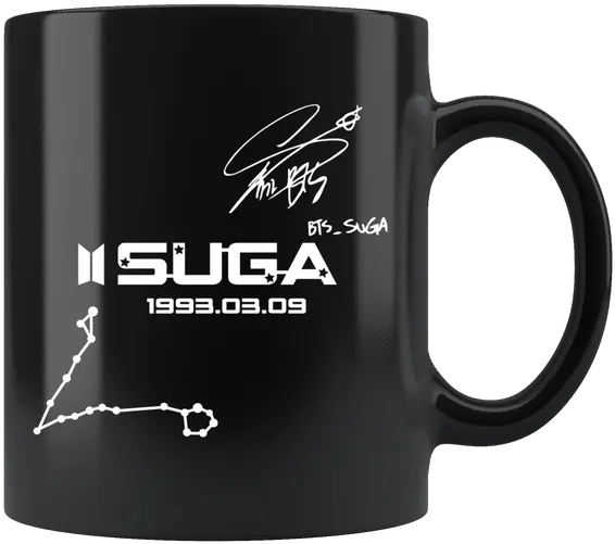 Sugau0027s Pisces Constellation U0026 Signature Mug U2013 K Generation Png Suga Icon