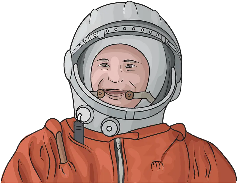 Yuri Gagarin First Human In Space Clipart Free Download Yuri Gagarin Clip Art Png Space Png Transparent