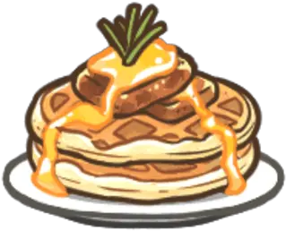 Chicken And Waffles Chicken And Waffles Clipart Png Waffles Png