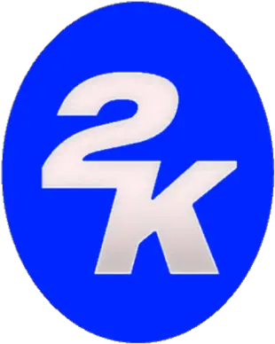 Nba 2k Logo Blue Roblox 2k Games Png 2k Logo Png