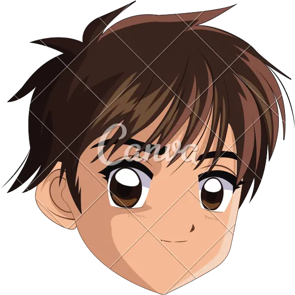 Anime Boy Icons By Canva Vector Graphics Png Anime Boy Transparent