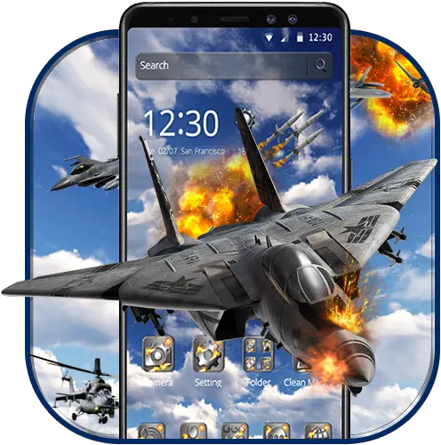 Fire Fighter Aircraft Theme Apps On Google Play Fighter Aircraft Png Plane Emoji Png