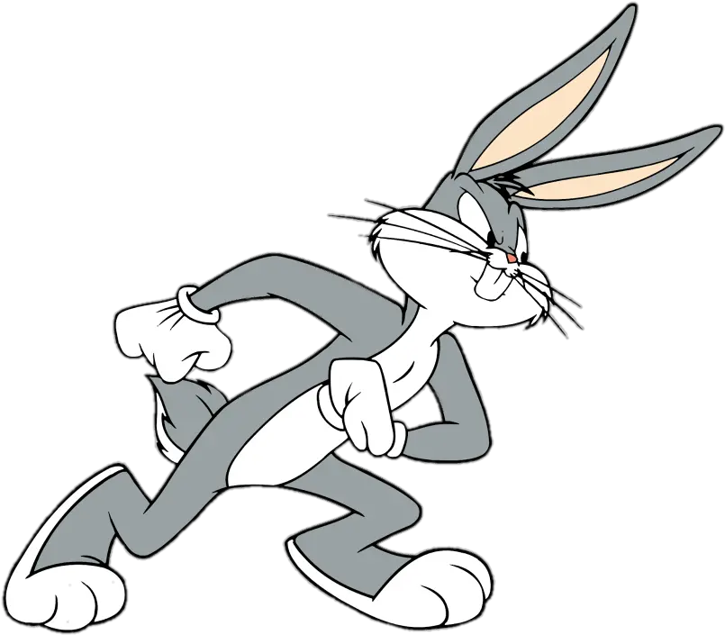 Check Out This Transparent Bugs Bunny In The Starting Blocks Angry Bugs Bunny Png Rabbit Transparent