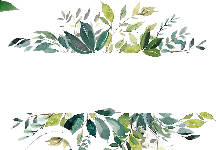 Wedding Flowers Png Watercolor Leaf Border Png Wedding Flowers Png