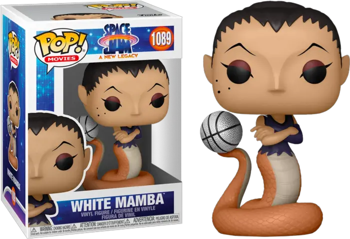 Funko Pop Space Jam 2 A New Legacy White Mamba 1089 Space Jam 2 Funko Pop White Mamba Png Witcher 3 White Hand Icon