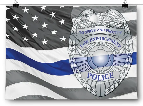 Police Badge American Flag Backdrop Police Flag With Badge Png Police Shield Png