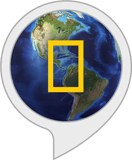 Amazoncom National Geographic Geo Quiz Alexa Skills Vertical Png National Geographic Logo Png