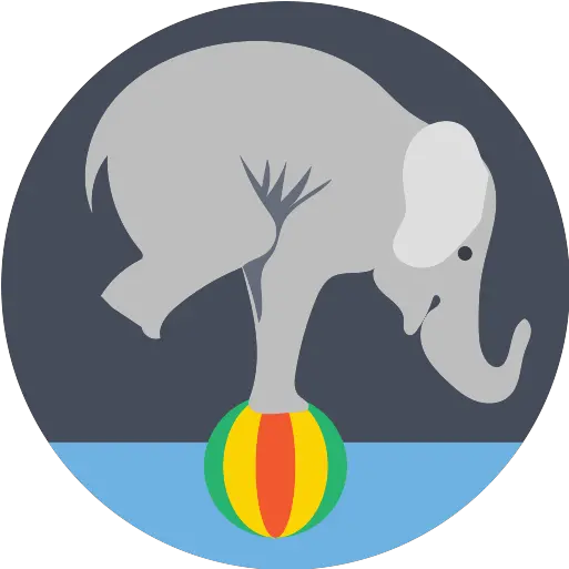 Elephant Circus Vector Svg Icon Elephant Circus Svg Png Circus Elephant Png