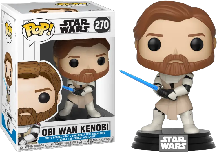 Clone Wars Pop Figures Star Wars Obi Wan Kenobi Png Obi Wan Kenobi Png