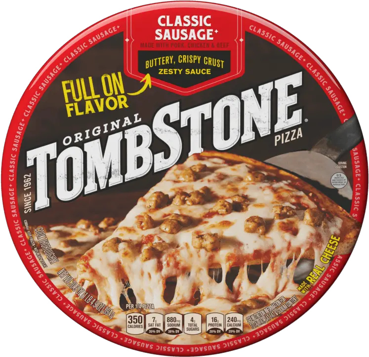 Classic Sausage Frozen Pizza Original Tombstone Tombstone Pizza Png Tombstone Png