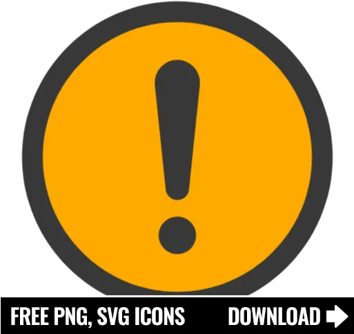 Free Warning Sign Icon Symbol Png Svg Download Dot Warning Icon