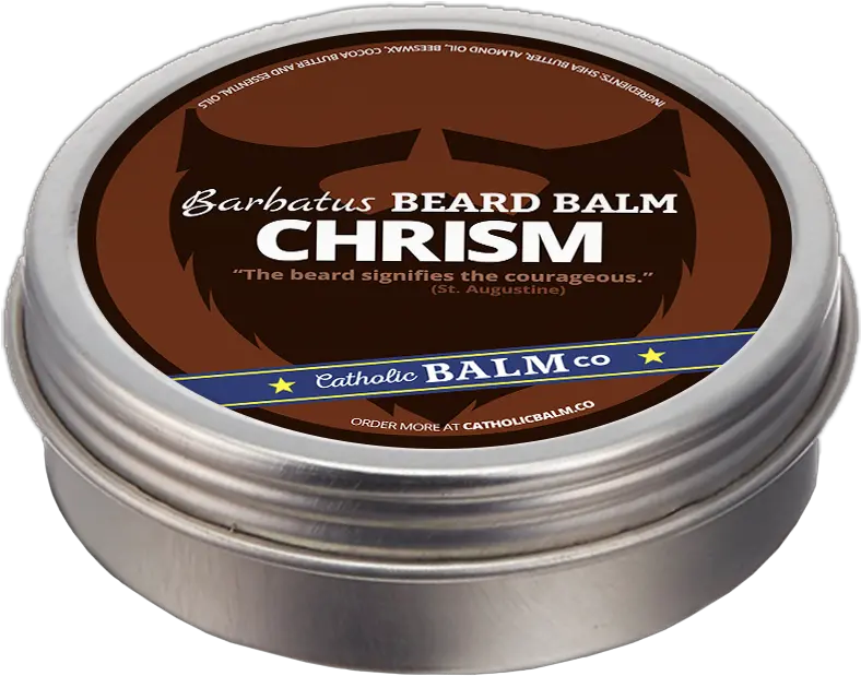 Chrism Beard Balm U2013 Catholic Company Pomade Png Beard Transparent