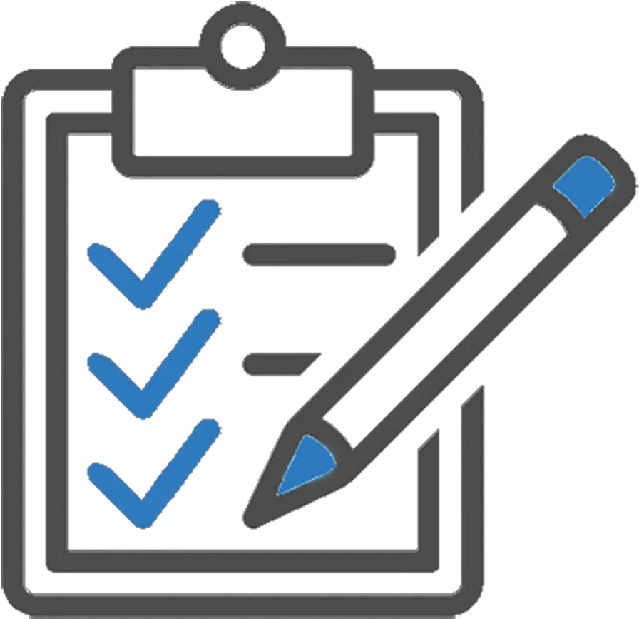 The Worldu0027s Leading Qc Solution For Diag Imaging Checklist And Pencil Icon Png Qc Icon