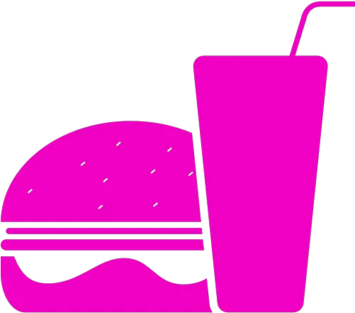 Pink Hamburger Food Icon Png Symbol Hamburger Violet Icon Fast Food Icon Png