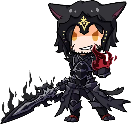 Adorable Dark Knight Ffxiv Miqo Te Png Ffxiv Drk Icon