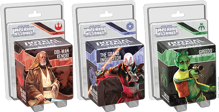 Obi Wan Kenobi Greedo And The Grand Inqusitor Packs Star Wars Imperial Assault Obi Wan Miniatures Png Obi Wan Kenobi Png