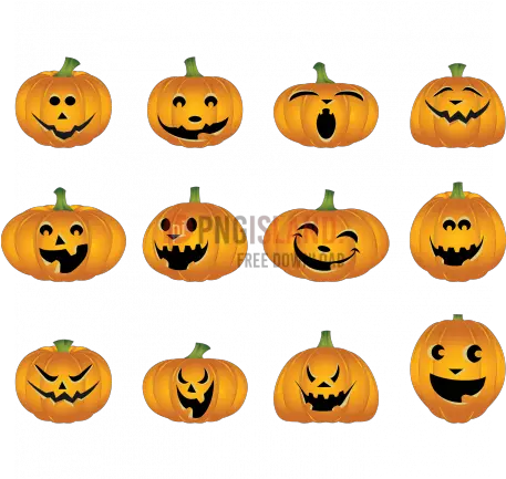 Jack O Lantern Pumpkin Png Image With Vector Pumpkin Halloween Jack O Lantern Transparent