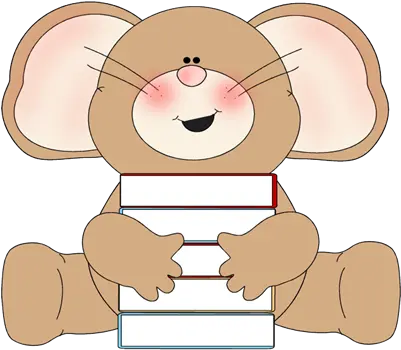 Mouse With Stack Of Books Clip Art Mouse With Stack Of Mouse Reading A Book Clipart Png Stack Of Books Transparent