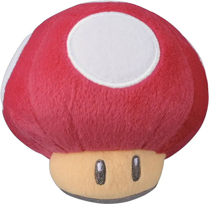 Download Super Mario Mushroom 5 Inch Plush 1329 Super Soft Png Mario Mushroom Png
