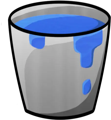 Bucket Water Icon 346317 Png Images Pngio Water Bucket Transparent Background Holes Png