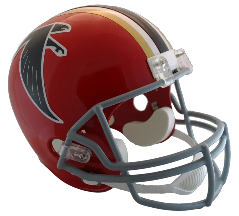 Download Hd Atlanta Falcons Vsr4 Replica Throwback Helmet Atlanta Falcons Png Atlanta Falcons Png