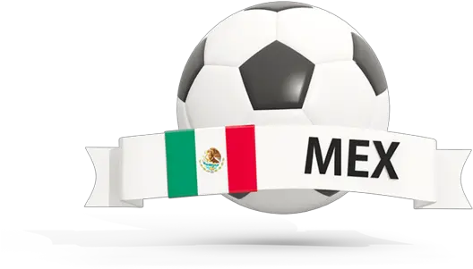 Football With Banner Illustration Of Flag Mexico Tunisia Football Icon Png Banner Icon Png