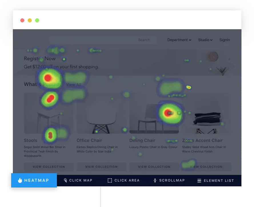 Analyze Visitor Behavior With Heatmaps Heatmap Vwo Png Heat Map Icon