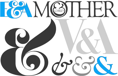 The Ampersand Mother Child Goudy Old Style Png Ampersand Transparent Background