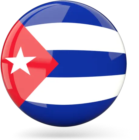 Glossy Round Icon Cuba Flag Icon Png Cuban Flag Png