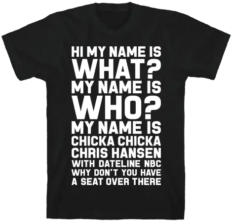 Chicka Chris Hansen Mens T Chefarine 4 Png Chris Hansen Png