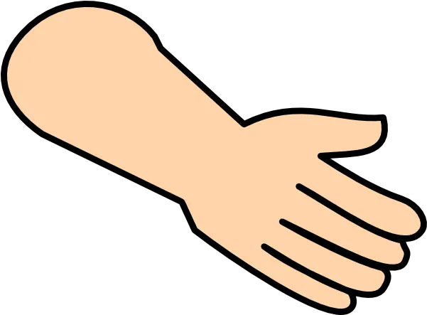 Download Arm Png Cartoon Hand Reaching Out Transparent