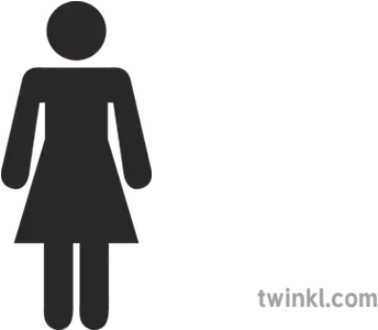 Woman Symbol Female Icon Ks2 Black And Wash Room Png Woman Symbol Icon
