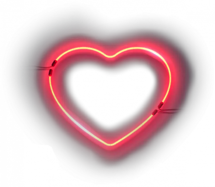 Download Neon Glowing Heart Png Neon Light Heart Png Transparent Neon Broken Heart Png Light Pink Heart Png