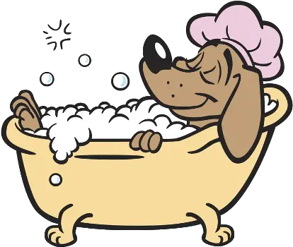 Download Dog Bath Clipart Dog Taking A Bath Png Image With Dog Taking A Bath Drawing Bath Png