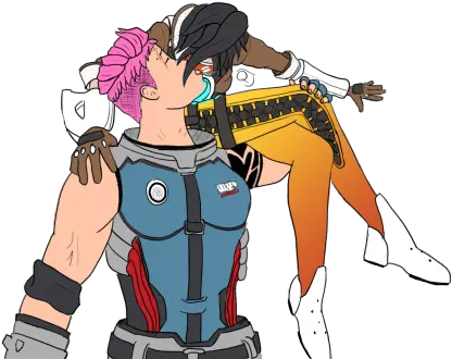 Download Hd Spoiler Overwatch Zarya And Tracer Transparent Overwatch Zarya X Tracer Png Overwatch Tracer Png