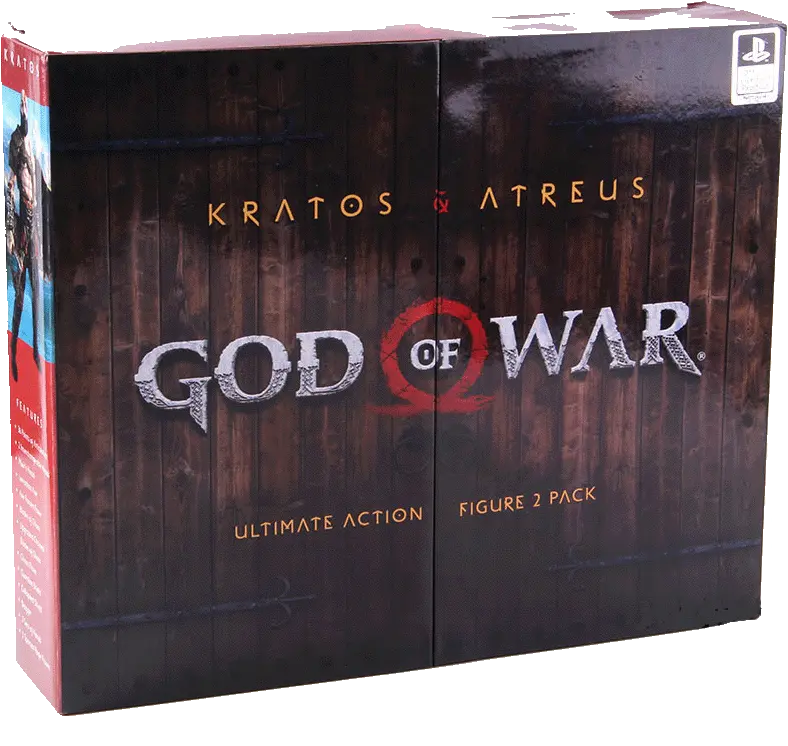 Neca God Of War 4 Kratos U0026 Atreus Ultimate Pvc Action Figure Collectible Model Toy 2 Pack Png God Of War 4 Logo