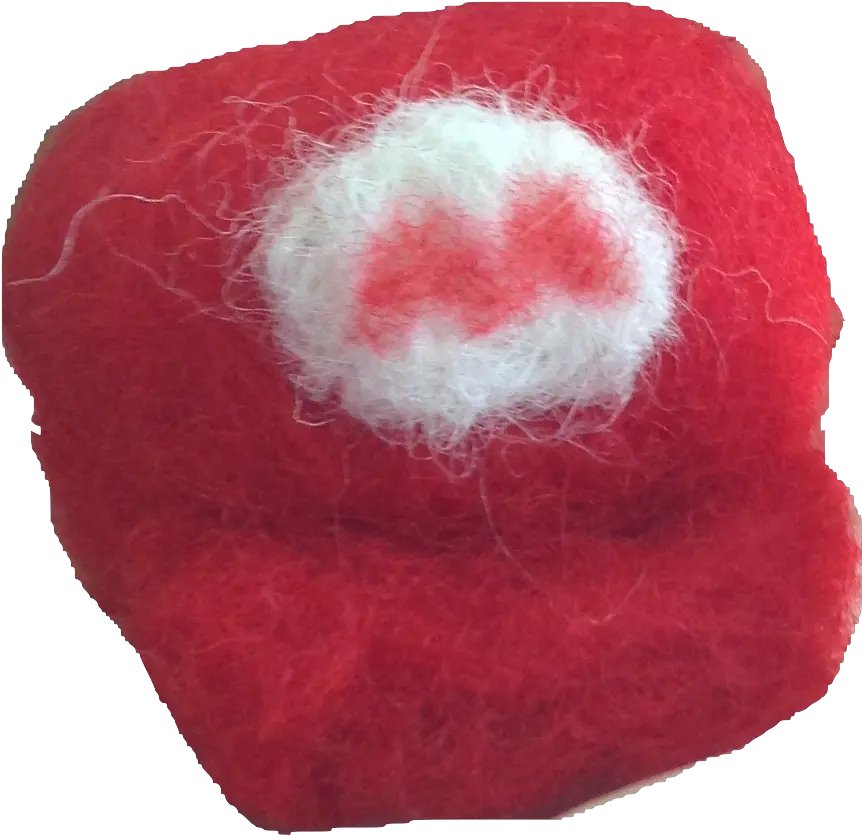 Some Of Our Work U2013 Fluffy Bunny Felting Cushion Png Mario Hat Png