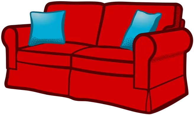 Couch Clipart Sofa Bed Transparent Free For Living Room Furniture Clip Art Png Bed Transparent Background