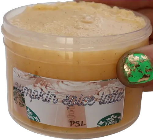 Pumpkin Spice Latte 6oz Slime Paste Png Pumpkin Spice Latte Png