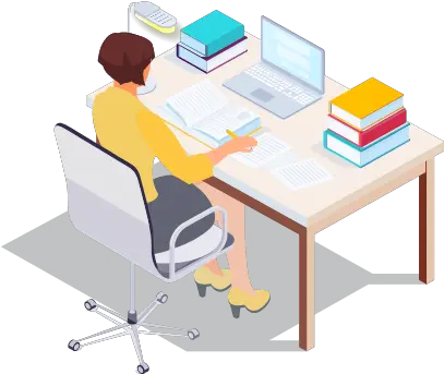 Consultant Plans Guidedpath Office Equipment Png Man At Desk Icon
